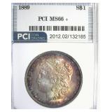 1889 Morgan MS66+ LISTS $3500