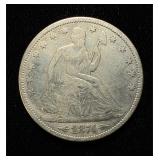 1874 Arrows 50c VF