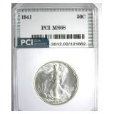 1941 Walking Liberty MS68 LISTS $15000