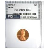 1978-S Cent PR70 DCAM RD LISTS $1600