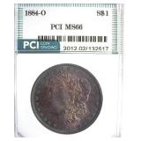 1884-O Morgan MS66 LISTS $450
