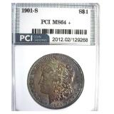1901-S Morgan MS64+ LISTS $2450 Rare Key BU