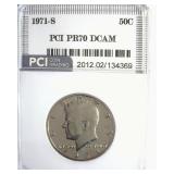 1971-S Kennedy PR70 DCAM LISTS $1050 IN 69DC