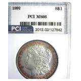 1892 Morgan MS66 LISTS $55000