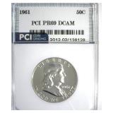 1961 Franklin PR69 DCAM LISTS $27000
