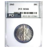 1945 Walking Liberty MS66 LISTS $240