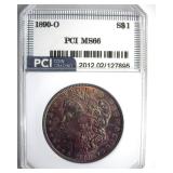 1890-O Morgan MS66 LISTS $18500