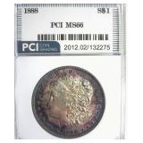 1888 Morgan MS66 LISTS $700