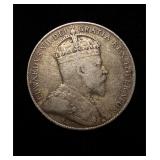 1908 Newfoundland 50 Cents .925 Silver