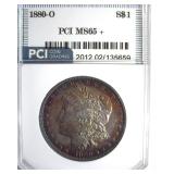 1880-O Morgan MS65+ LISTS $35000