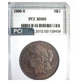 1900-S Morgan MS63 LISTS $900