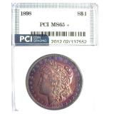 1898 Morgan PCI MS65+ Incredible Color