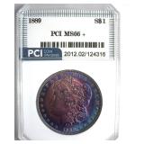 1889 Morgan MS66+ LISTS $3800