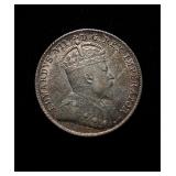 1910 Canada 10 Cents .925 Silver