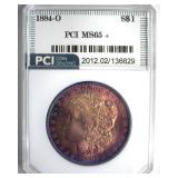 1884-O Morgan PCI MS65+ Impressive Color