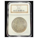 1884-O Morgan NGC MS64