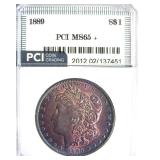 1889 Morgan PCI MS65+ Fantastic Color