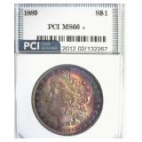 1889 Morgan MS66+ LISTS $3500