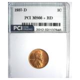 1937-D Cent PCI MS676+ RD