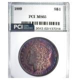 1889 Morgan PCI MS65 Bold Color