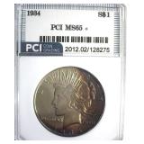 1934 Peace MS65+ LISTS $1350