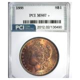 1888 Morgan MS67+ LISTS $25000