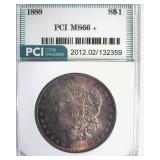 1888 Morgan MS66+ LISTS $950