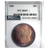 1883 Morgan MS67+ LISTS $6000