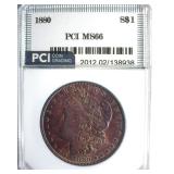 1880 Morgan MS66 LISTS $20000