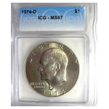 1974-D Ike ICG MS67 LIST $2200