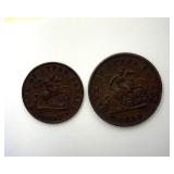 1850'S 1/2P Cent Bank Token AU Upper Canada