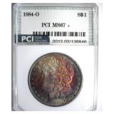 1884-O Morgan MS67+ LISTS $6500
