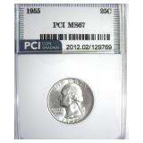 1955 Quarter MS67 LISTS $375