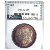 1889 Morgan PCI MS65 Gorgeous Color