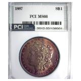 1887 Morgan MS66 LISTS $425