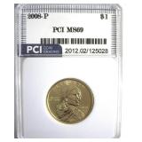 2008-P Sacagawea $ MS69 LISTS $250 IN 68