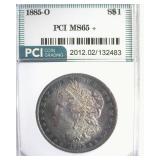1885-O Morgan PCI MS65+ Excellent Toning