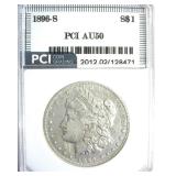 1896-S Morgan AU50 LISTS $1475