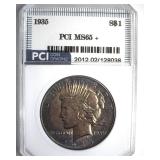 1935 Peace MS65+ LISTS $1100