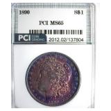 1890 Morgan MS65 LISTS $950