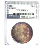 1921 Morgan MS66+ LISTS $2250