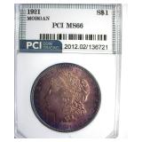 1921 Morgan MS66 LISTS $700