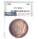 1888 Morgan MS65+ LISTS $400