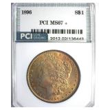1896 Morgan MS67+ LISTS $6500