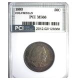 1893 50c Columbian MS66 LISTS $900