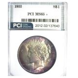 1922 Peace PCI MS65+ Soft Purple
