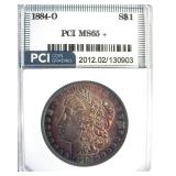 1884-O Morgan PCI MS65+ Colorful