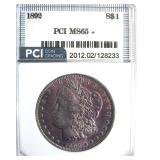 1892 Morgan MS65+ LISTS $6000