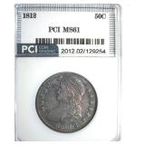 1812 50 Cents MS61 LISTS $3750