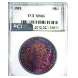 1891 Morgan MS65 LISTS $2400